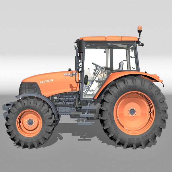 3d tractor agrimotor - KUBOTA M130X by IPF
